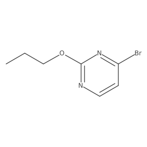 4-Bromo-2-propoxypyrimidine结构式