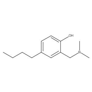 4-Butyl-2-(di-methylaminomethyl)phenol结构式