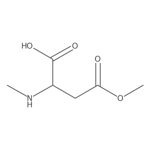 4-Methoxy-2-(methylamino)-4-oxobutanoic acid结构式