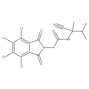 N-(1-cyano-1,2-dimethylpropyl)-2-(4,5,6,7-tetrachloro-1,3-dioxo-2,3-dihydro-1H-isoindol-2-yl)acetamide Structure