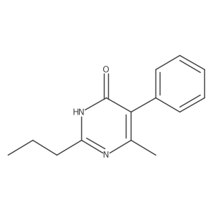 6-methyl-5-phenyl-2-propylpyrimidin-4(3H)-one Structure
