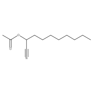 2-(Acetyloxy)decanenitrile Structure