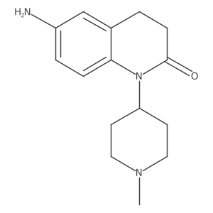 6-Amino-1-(1-methylpiperidin-4-yl)-3,4-dihydroquinolin-2(1H)-one Structure