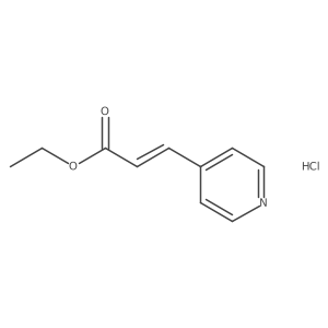 Ethyl 3-(pyridin-4-yl)acrylate hydrochloride Structure