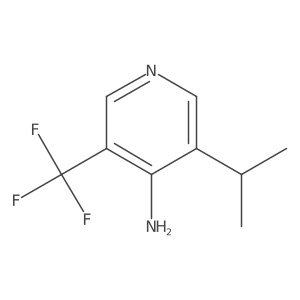3-Isopropyl-5-(trifluoromethyl)pyridin-4-amine Structure