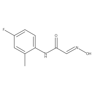 N-(4-fluoro-2-methylphenyl)-2-(N-hydroxyimino)acetamide Structure