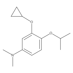 3-Cyclopropoxy-4-isopropoxy-N,N-dimethylaniline结构式