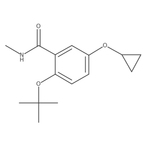 2-Tert-butoxy-5-cyclopropoxy-N-methylbenzamide Structure