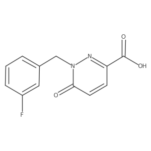 1-(3-Fluorobenzyl)-6-oxo-1,6-dihydropyridazine-3-carboxylic acid Structure