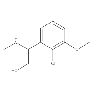 (R)-2-(2-Chloro-3-methoxyphenyl)-2-(methylamino)ethan-1-ol Structure