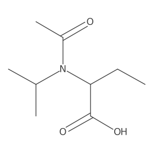 2-[N-(propan-2-yl)acetamido]butanoic acid结构式