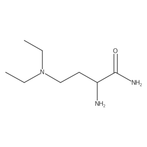 2-Amino-4-(diethylamino)butanamide结构式