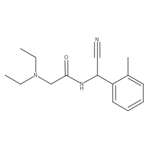 N-[Cyano-(2-methylphenyl)methyl]-2-(diethylamino)acetamide Structure