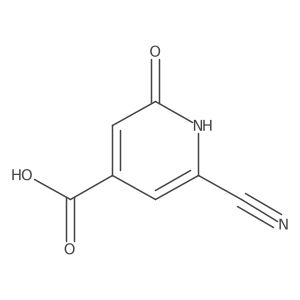 2-Cyano-6-hydroxyisonicotinic acid结构式