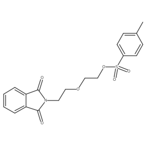 2-[2-(1,3-Dioxoisoindol-2-yl)ethoxy]ethyl 4-methylbenzenesulfonate结构式