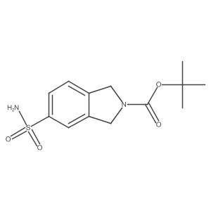 Tert-butyl 5-sulfamoylisoindoline-2-carboxylate Structure