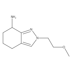 2-(2-methoxyethyl)-4,5,6,7-tetrahydro-2H-indazol-7-amine Structure