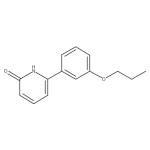 6-(3-Propoxyphenyl)-2(1H)-pyridinone Structure