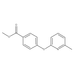 Methyl 4-[(6-methylpyridin-2-yl)oxy]benzoate Structure