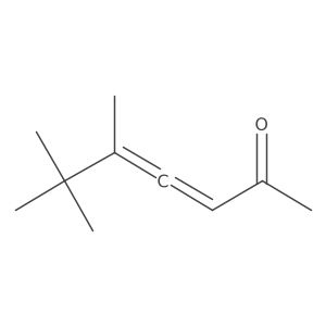 5,6,6-Trimethyl-3,4-heptadien-2-one结构式