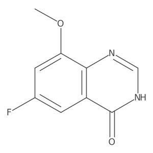 6-Fluoro-8-methoxyquinazolin-4(1H)-one Structure