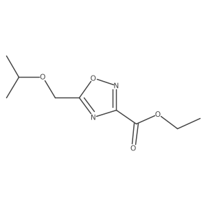 Ethyl 5-[(propan-2-yloxy)methyl]-1,2,4-oxadiazole-3-carboxylate Structure