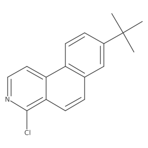 8-Tert-butyl-4-chlorobenzo[f]isoquinoline结构式