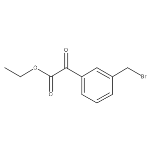 Ethyl 2-(3-(bromomethyl)phenyl)-2-oxoacetate结构式