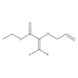 2-Allyloxy-3,3-difluoro-acrylic acid ethyl ester结构式
