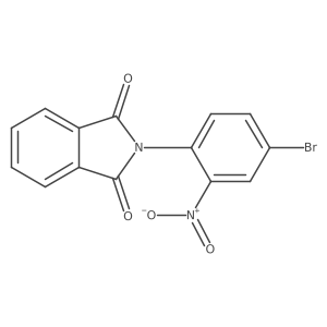 2-(4-Bromo-2-nitrophenyl)isoindoline-1,3-dione结构式