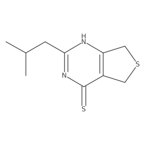 Thieno[3,4-d]pyrimidine-4(3H)-thione, 5,7-dihydro-2-(2-methylpropyl)- Structure