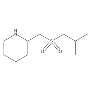 2-(isobutylsulfonylmethyl)piperidine结构式