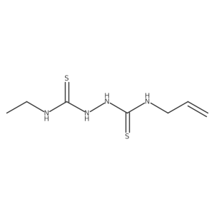 N1-Ethyl-N2-2-propen-1-yl-1,2-hydrazinedicarbothioamide Structure