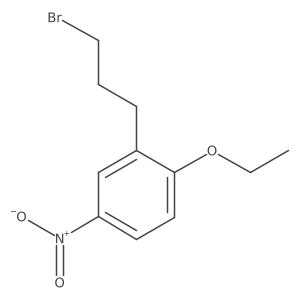 1-(3-Bromopropyl)-2-ethoxy-5-nitrobenzene结构式