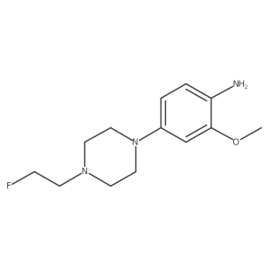 4-[4-(2-Fluoroethyl)-1-piperazinyl]-2-methoxyaniline Structure