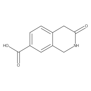 3-Oxo-1,2,3,4-tetrahydroisoquinoline-7-carboxylic acid Structure