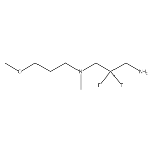 (3-Amino-2,2-difluoropropyl)(3-methoxypropyl)methylamine Structure