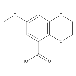 7-Methoxy-2,3-dihydrobenzo[b][1,4]dioxine-5-carboxylic Acid Structure