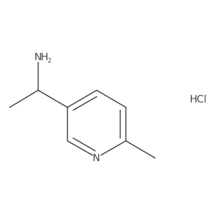 (R)-1-(6-methylpyridin-3-yl)ethanamine hydrochloride结构式