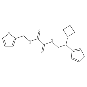 N1-(2-(azetidin-1-yl)-2-(thiophen-3-yl)ethyl)-N2-(furan-2-ylmethyl)oxalamide Structure