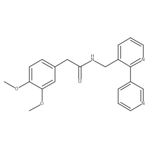 N-([2,3'-bipyridin]-3-ylmethyl)-2-(3,4-dimethoxyphenyl)acetamide Structure