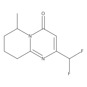 2-(Difluoromethyl)-6-methyl-4H,6H,7H,8H,9H-pyrido[1,2-a]pyrimidin-4-one结构式