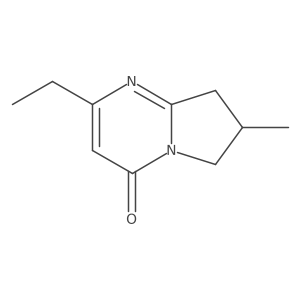 2-Ethyl-7-methyl-4H,6H,7H,8H-pyrrolo[1,2-a]pyrimidin-4-one Structure
