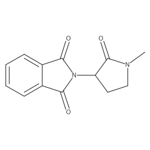 CN1CCC(N2C(=O)c3ccccc3C2=O)C1=O结构式