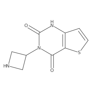 3-(azetidin-3-yl)thieno[3,2-d]pyrimidine-2,4(1H,3H)-dione结构式