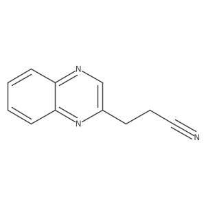 3-(Quinoxalin-2-yl)propanenitrile结构式