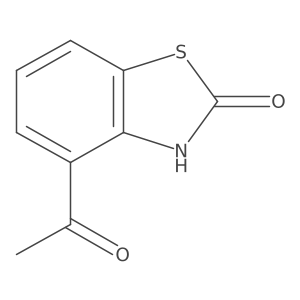 4-Acetylbenzo[d]thiazol-2(3H)-one Structure