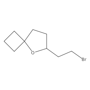 6-(2-Bromoethyl)-5-oxaspiro[3.4]octane结构式