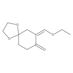 7-(Ethoxymethylidene)-1,4-dioxaspiro[4.5]decan-8-one Structure