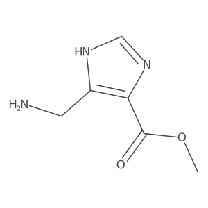 methyl 5-(aminomethyl)-1H-imidazole-4-carboxylate Structure